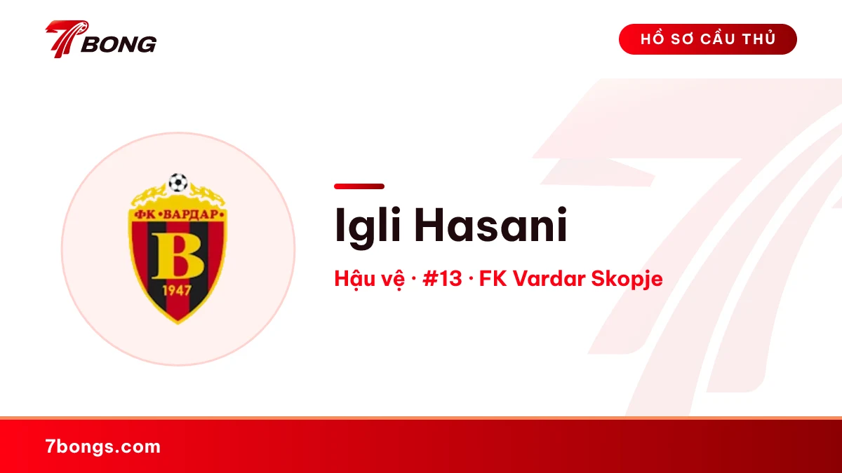 Igli Hasani — FK Vardar Skopje