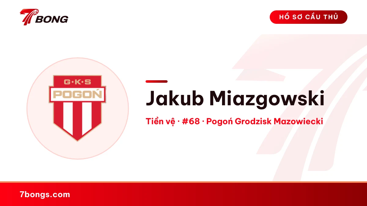 Jakub Miazgowski — Pogoń Grodzisk Mazowiecki