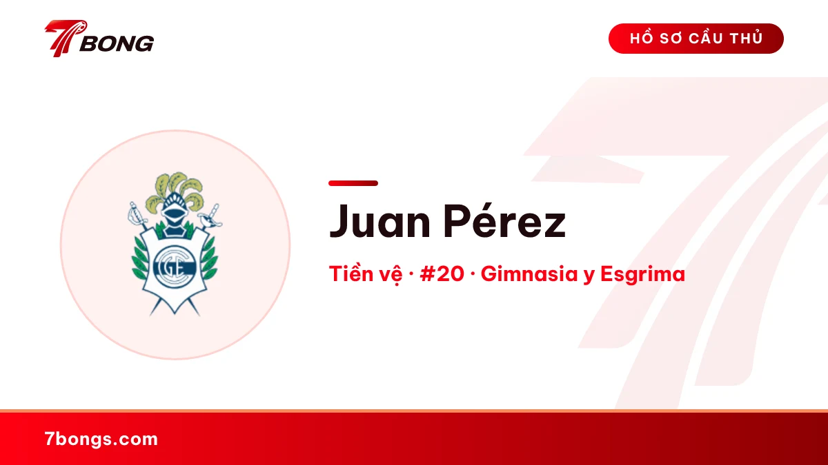 Juan Pérez — Gimnasia y Esgrima