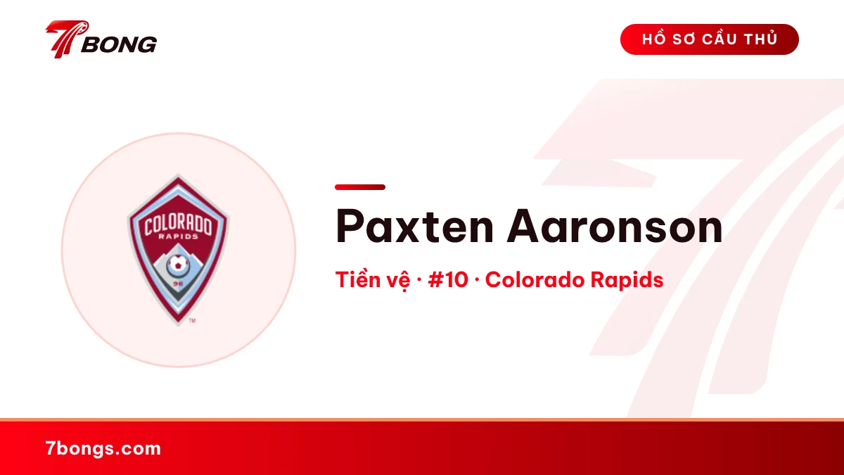 Paxten Aaronson — Colorado Rapids