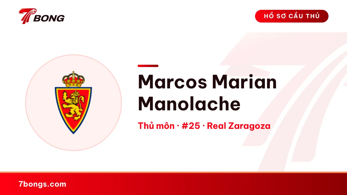 Marcos Marian Manolache — Real Zaragoza