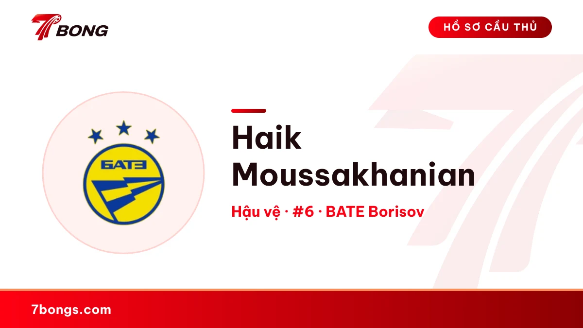 Haik Moussakhanian — BATE Borisov