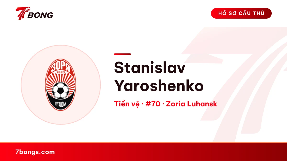 Stanislav Yaroshenko — Zoria Luhansk