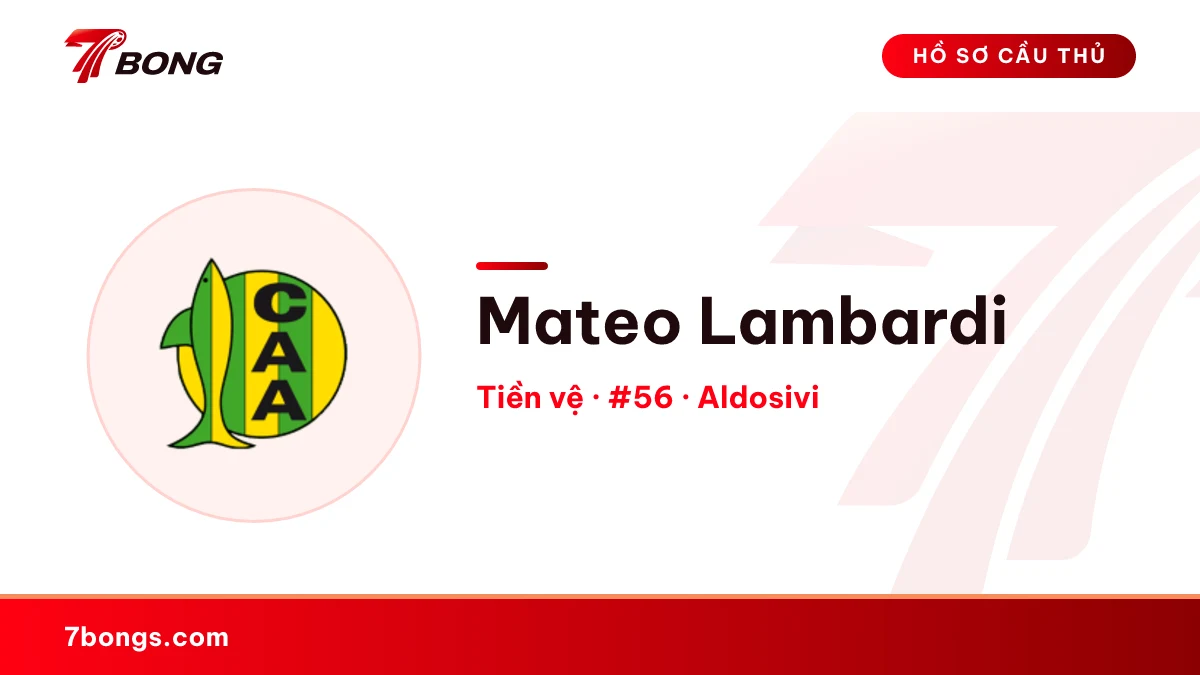 Mateo Lambardi — Aldosivi