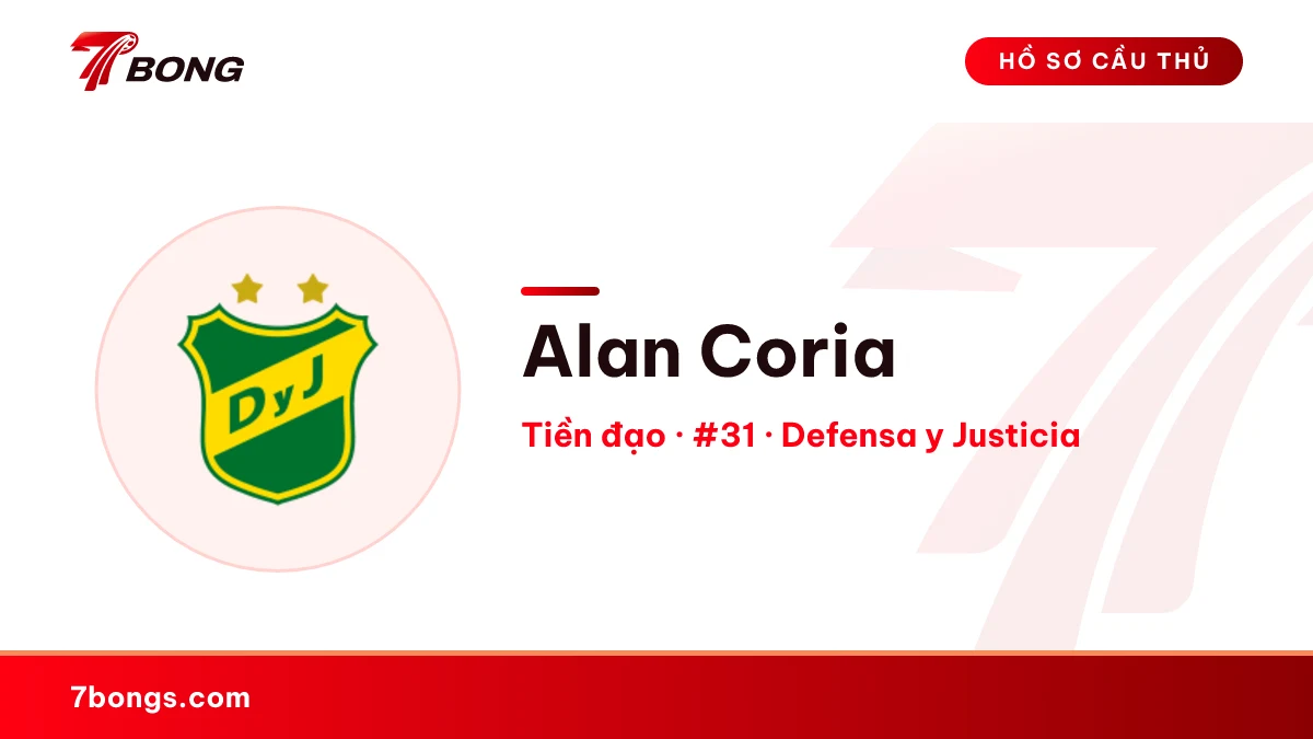 Alan Coria — Defensa y Justicia