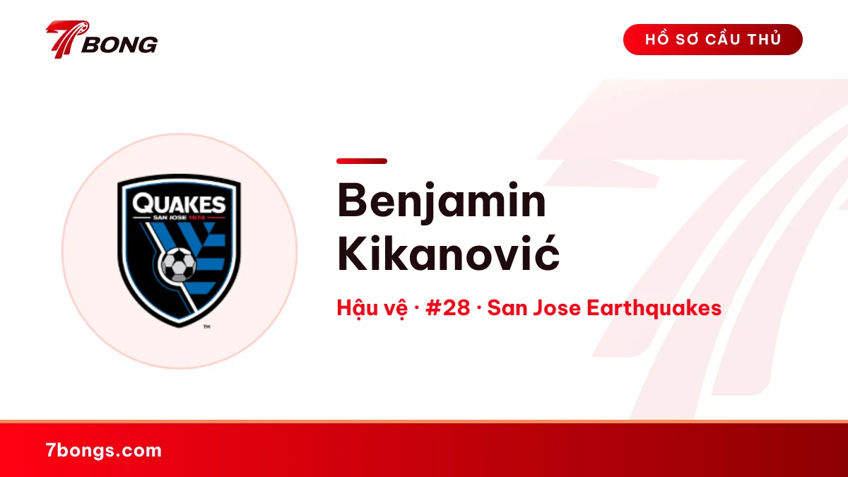 Benjamin Kikanović — San Jose Earthquakes