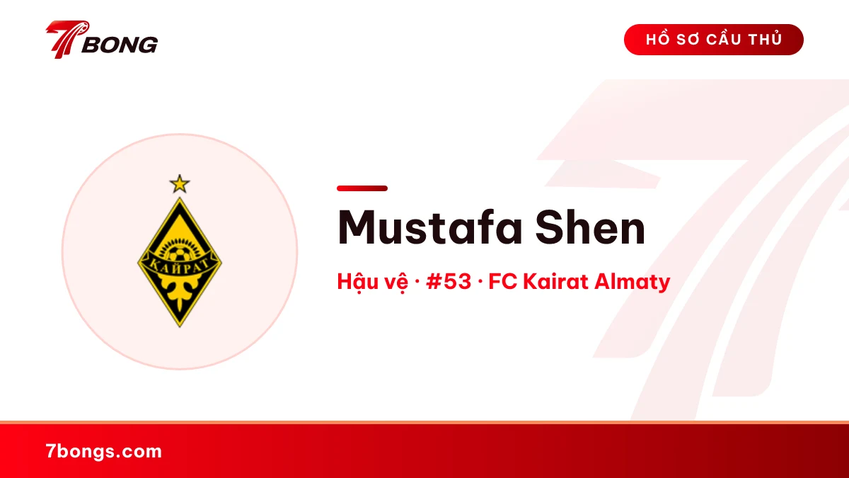 Mustafa Shen — FC Kairat Almaty