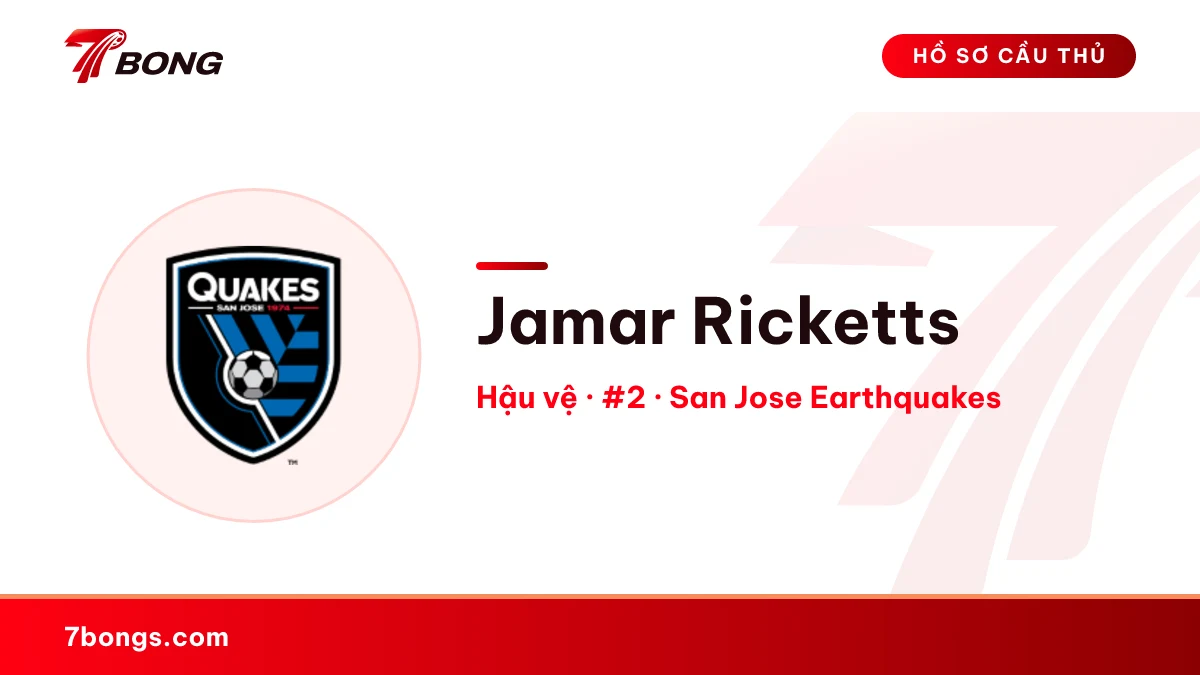 Jamar Ricketts — San Jose Earthquakes