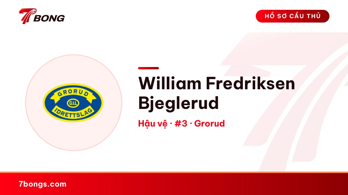 William Fredriksen Bjeglerud — Grorud