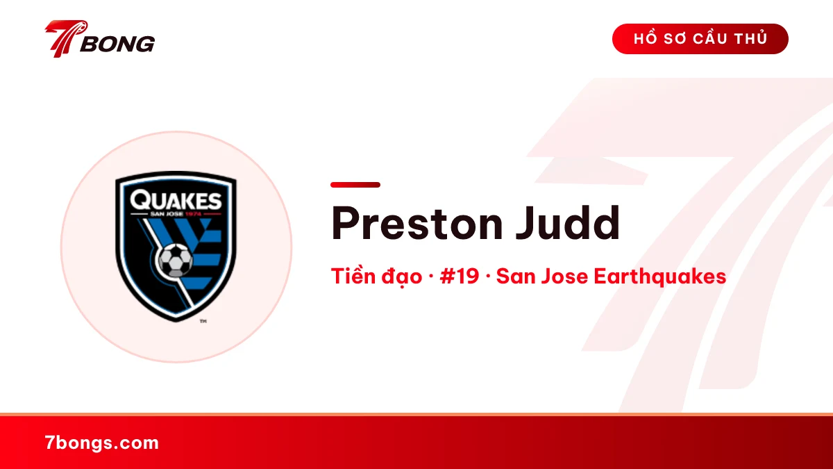 Preston Judd — San Jose Earthquakes
