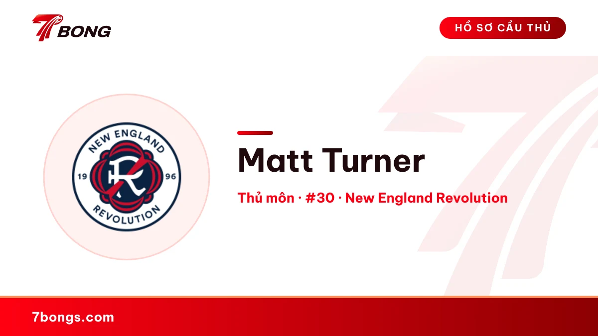 Matt Turner — New England Revolution