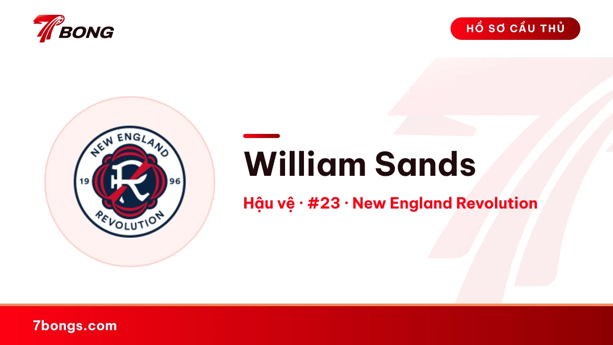 William Sands — New England Revolution