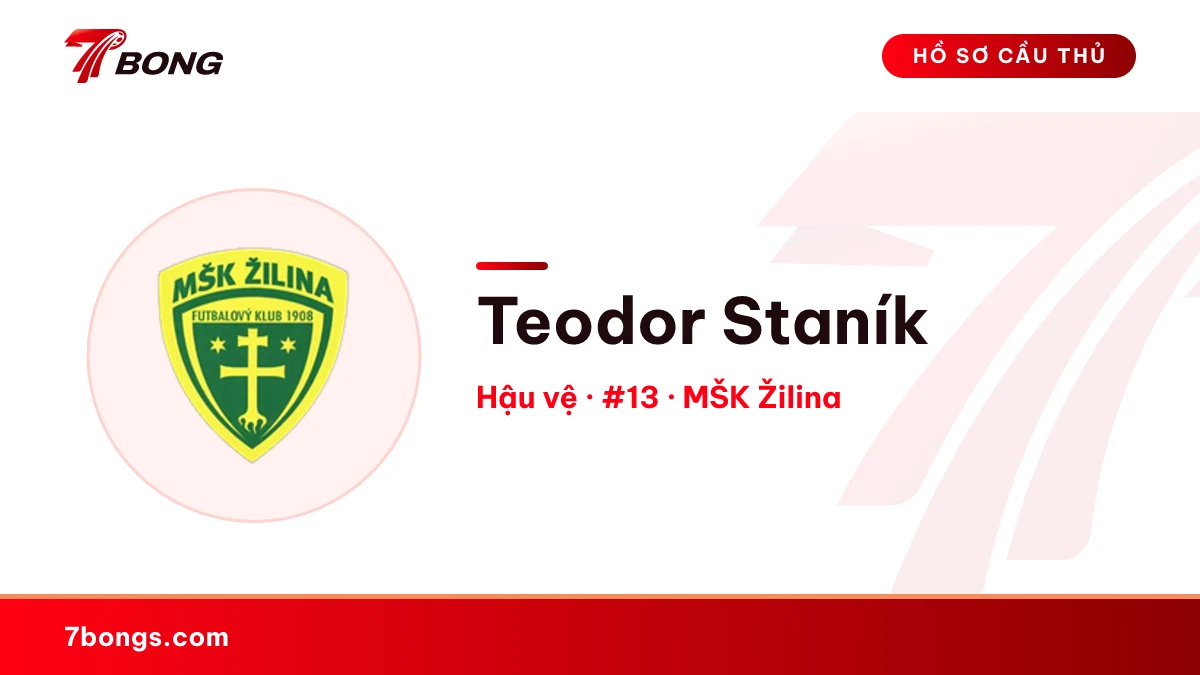 Teodor Staník — MŠK Žilina