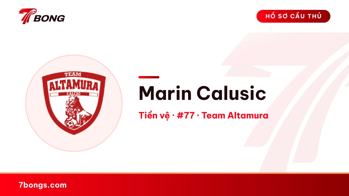 Marin Calusic — Team Altamura