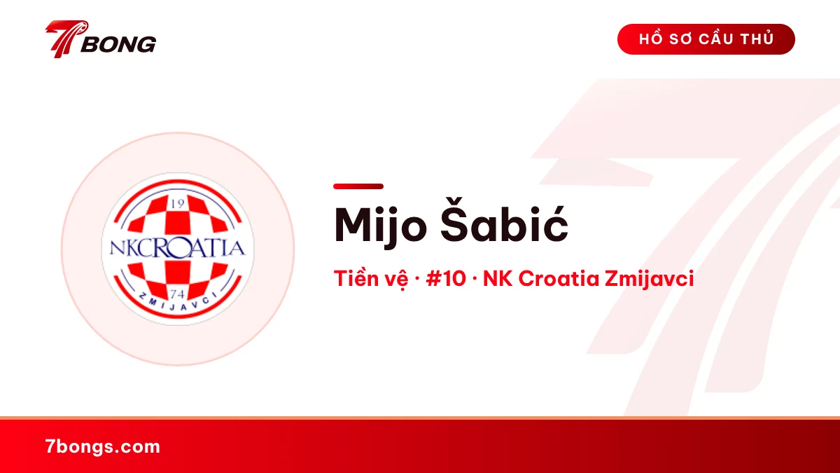 Mijo Šabić — NK Croatia Zmijavci