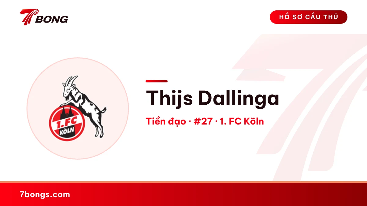 Thijs Dallinga — 1. FC Köln