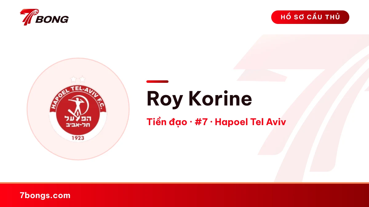 Roy Korine — Hapoel Tel Aviv