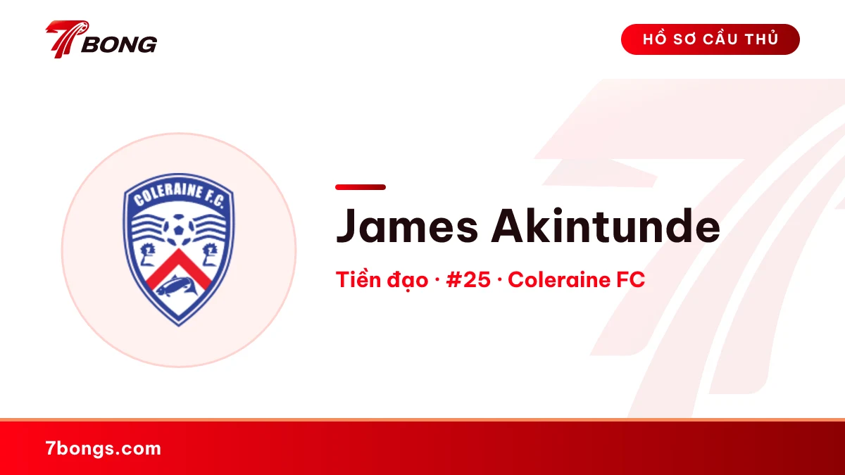James Akintunde — Coleraine FC