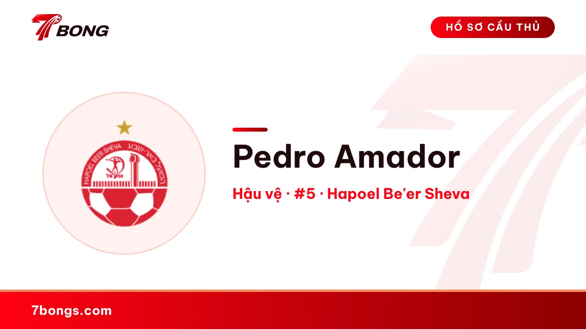 Pedro Amador — Hapoel Be'er Sheva