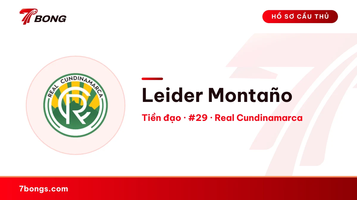 Leider Montaño — Real Cundinamarca
