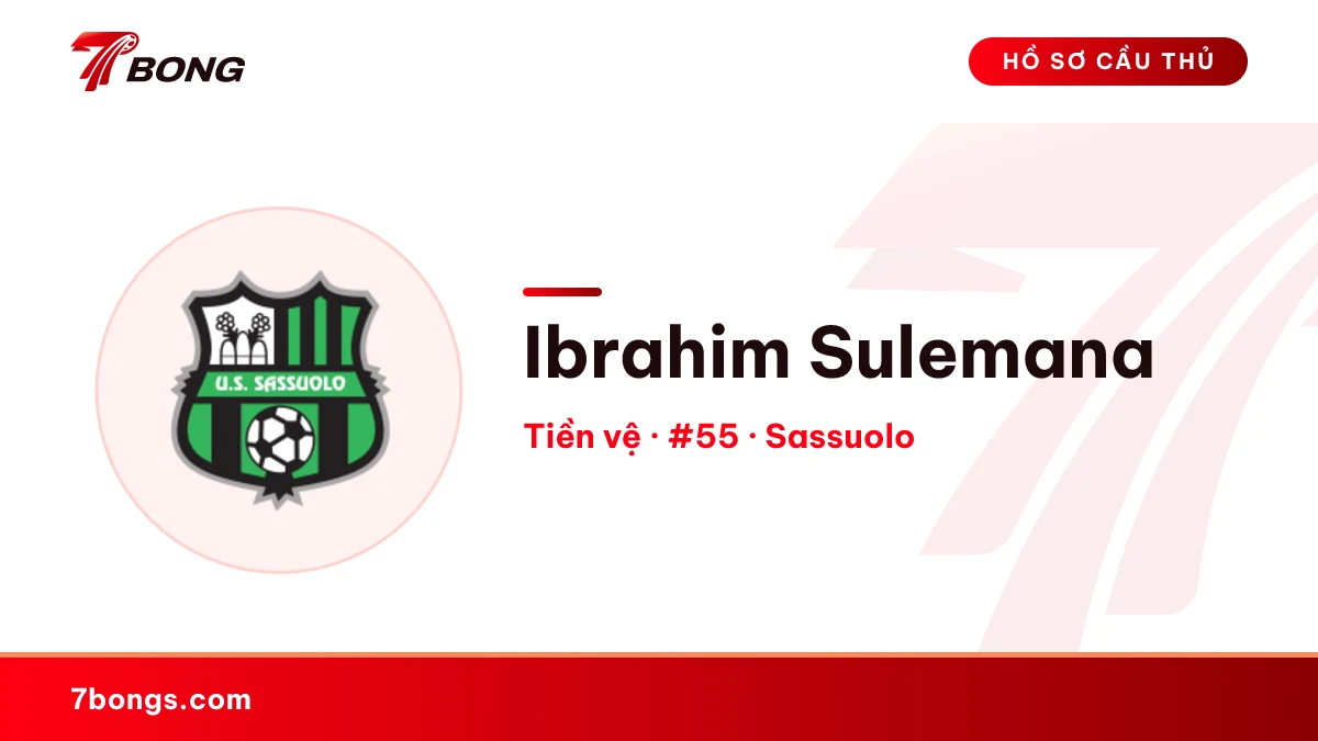 Ibrahim Sulemana — Sassuolo