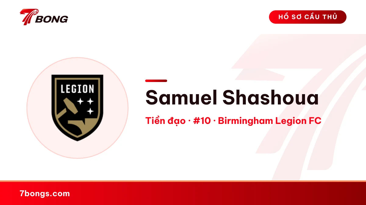 Samuel Shashoua — Birmingham Legion FC