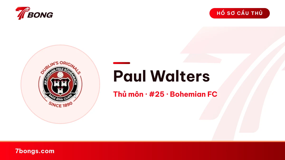 Paul Walters — Bohemian FC