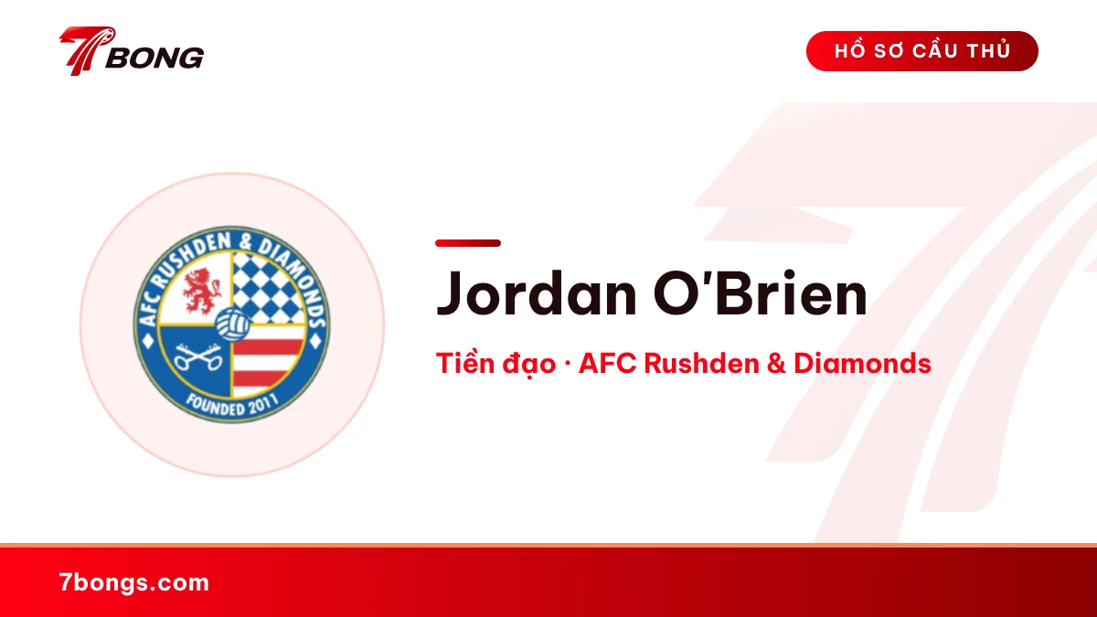 Jordan O'Brien — AFC Rushden & Diamonds