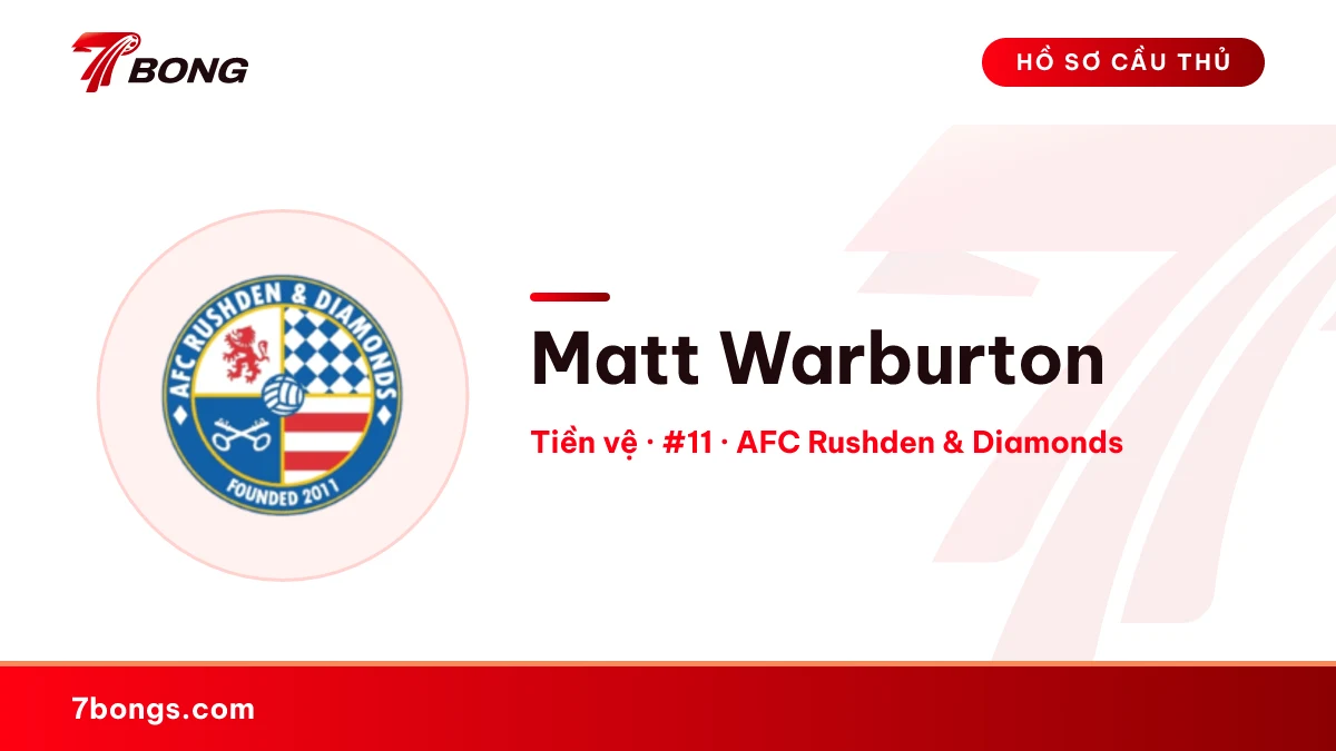 Matt Warburton — AFC Rushden & Diamonds
