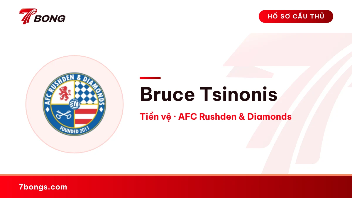 Bruce Tsinonis — AFC Rushden & Diamonds