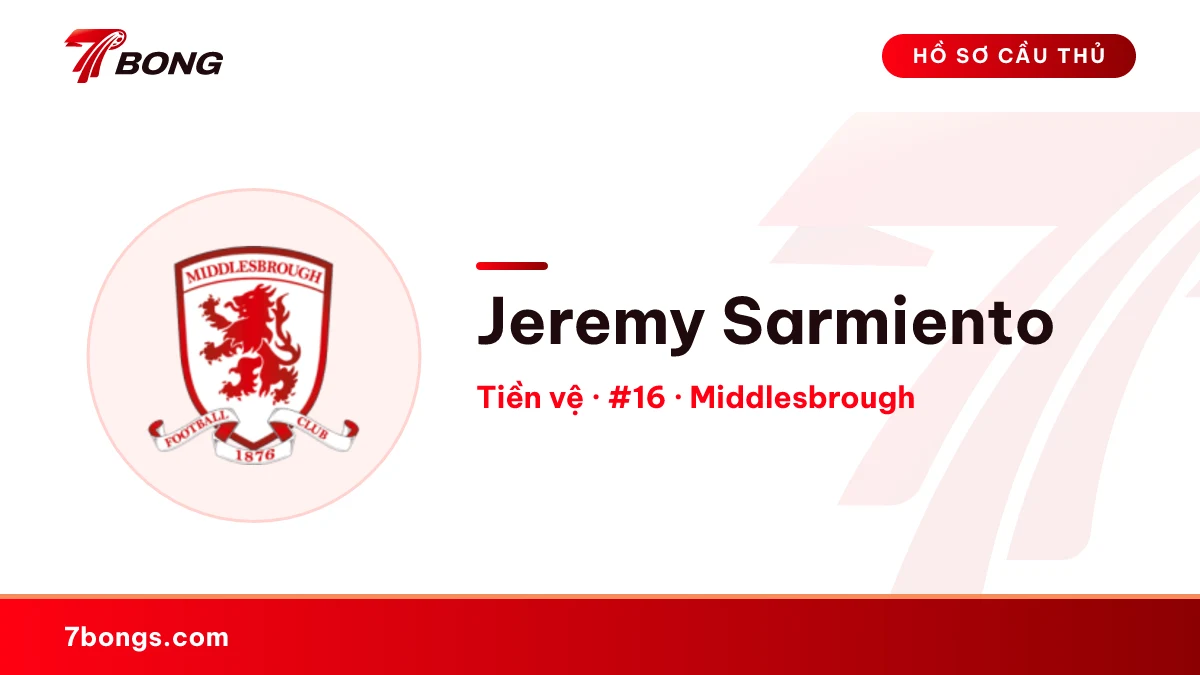 Jeremy Sarmiento — Middlesbrough