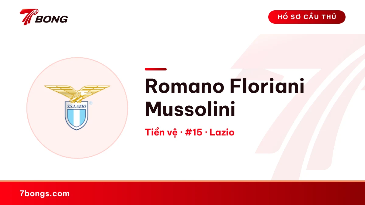 Romano Floriani Mussolini — Lazio