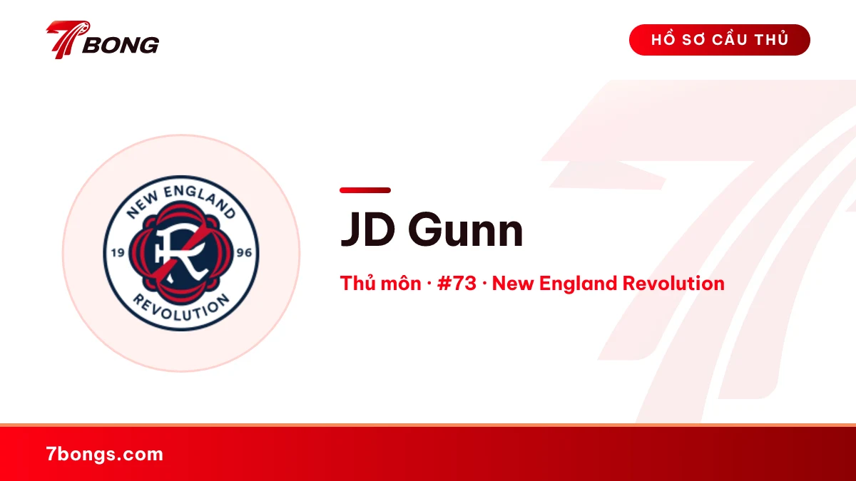JD Gunn — New England Revolution