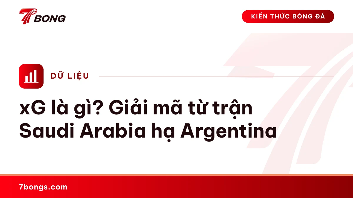 xG là gì? Giải mã từ trận Saudi Arabia hạ Argentina