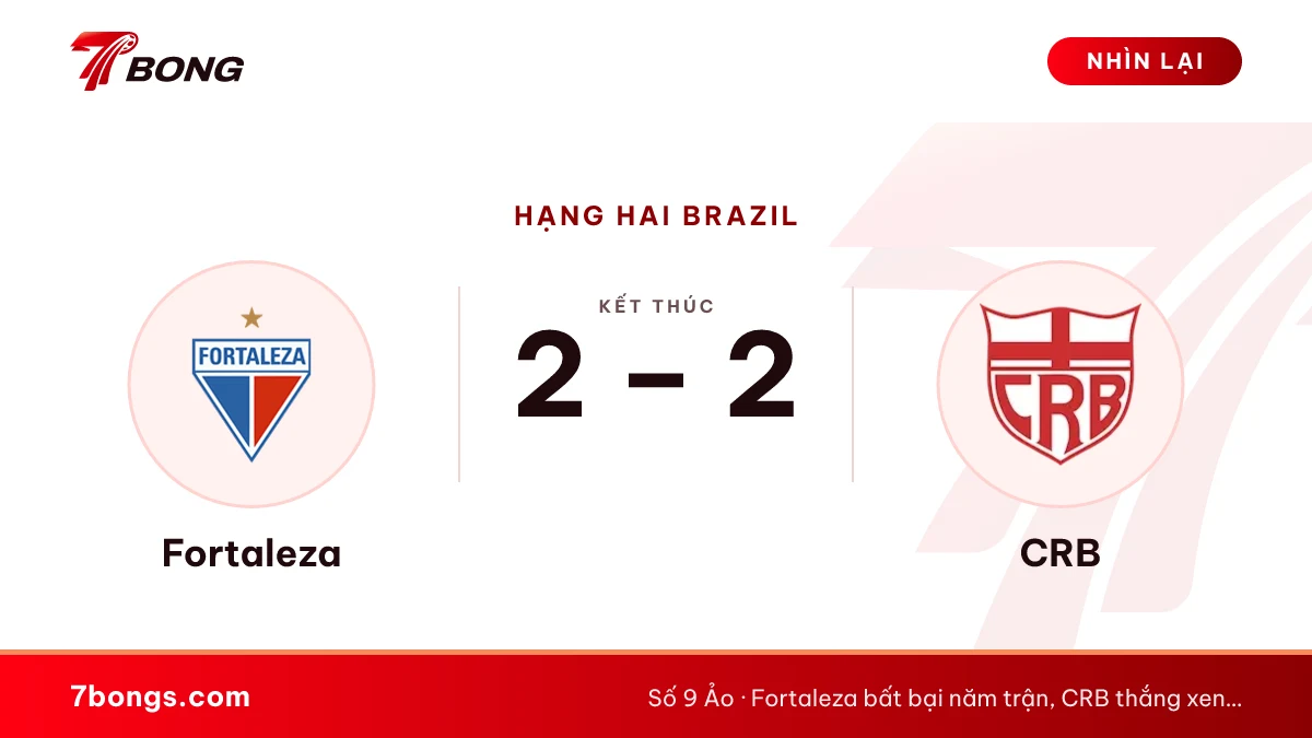 Nhận định Fortaleza vs CRB: cuộc đua lên hạng Série B
