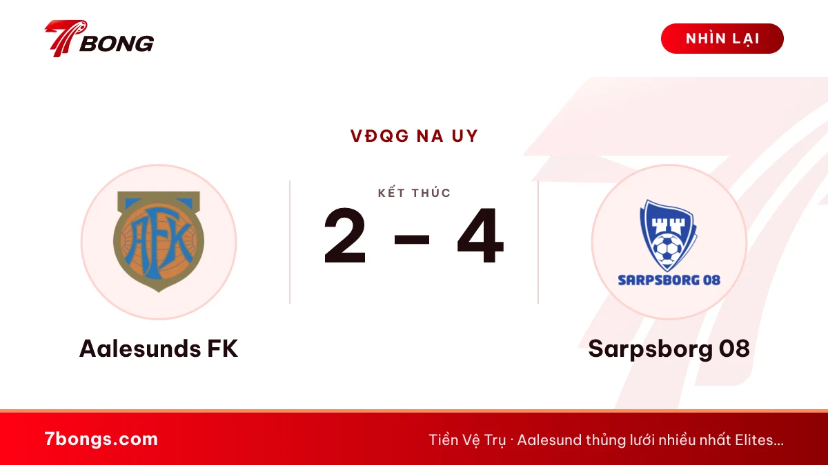 Nhận định Aalesund vs Sarpsborg: khách sáu trận chưa thắng