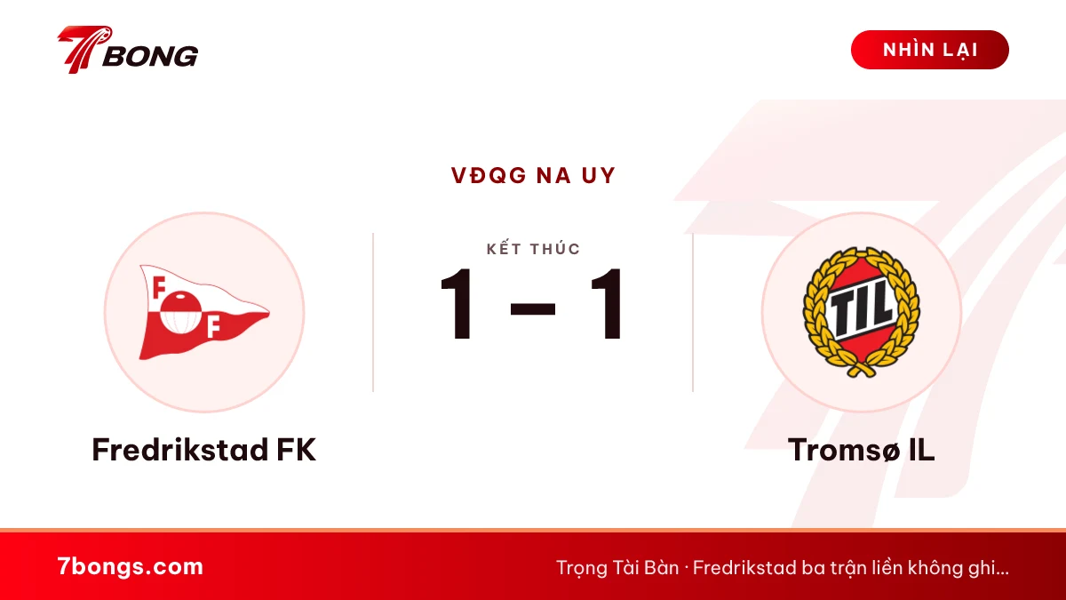 Nhận định Fredrikstad vs Tromsø: hạng ba đang chao đảo