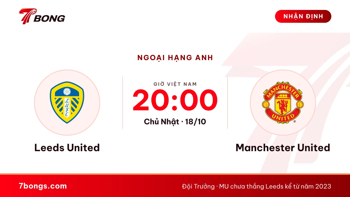 Nhận định Leeds vs MU: Man United chưa thắng trận sân khách