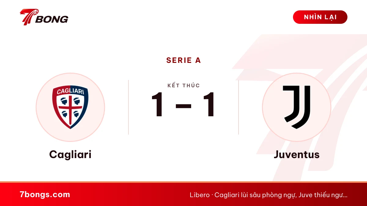 Nhận định Cagliari vs Juventus: hàng thủ tốt nhất Serie A