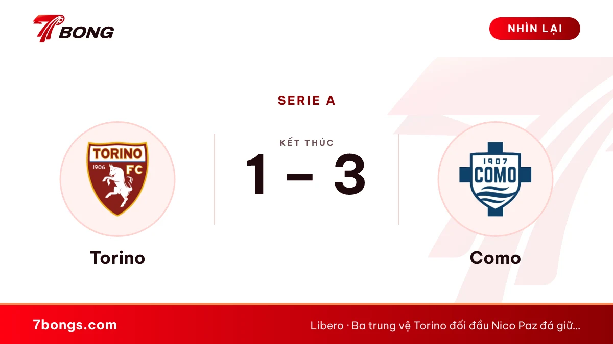 Nhận định Torino vs Como ngày 28/10/2026
