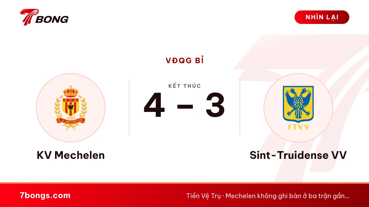 Nhận định Mechelen vs Sint-Truiden: chủ nhà chưa biết thắng