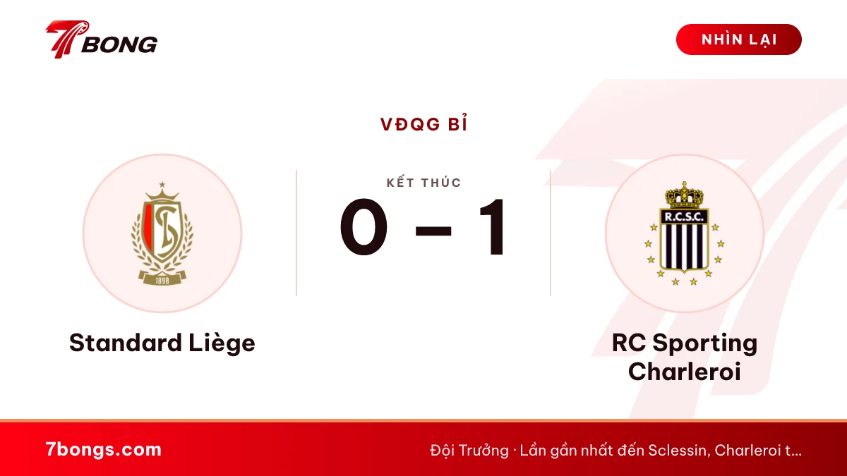 Nhận định Standard Liège vs Charleroi: derby xứ Wallonie