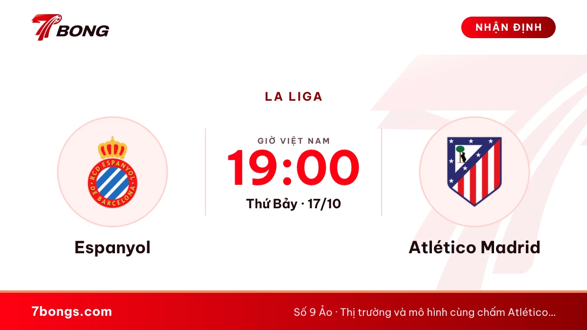 Nhận định Espanyol vs Atlético: Simeone khó thắng ở Cornellà