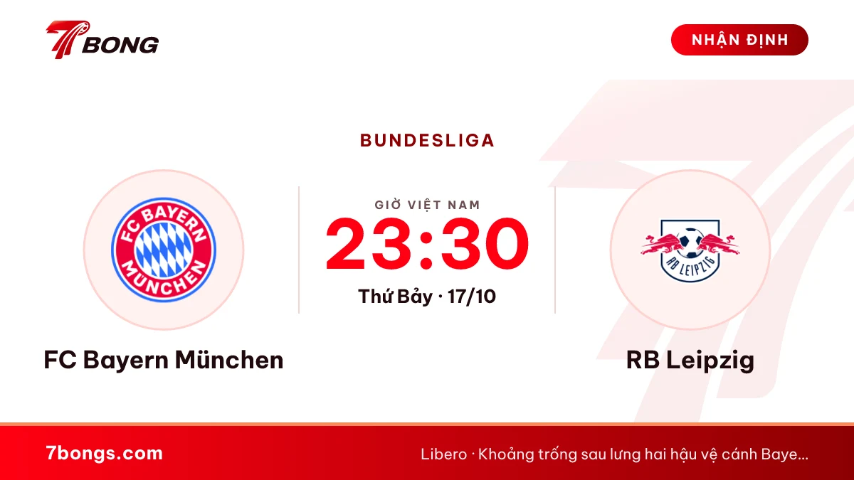 Nhận định Bayern vs Leipzig: chờ Leipzig phản công ở Munich
