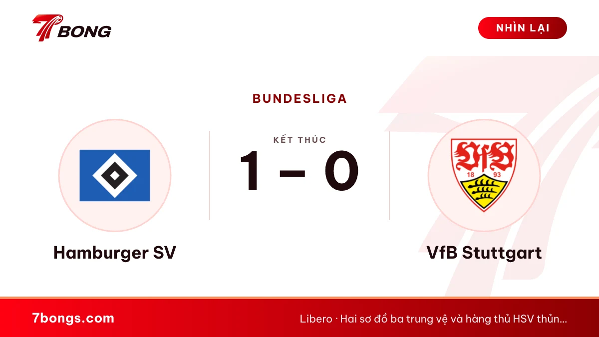 Nhận định Hamburger SV vs VfB Stuttgart ngày 17/10/2026