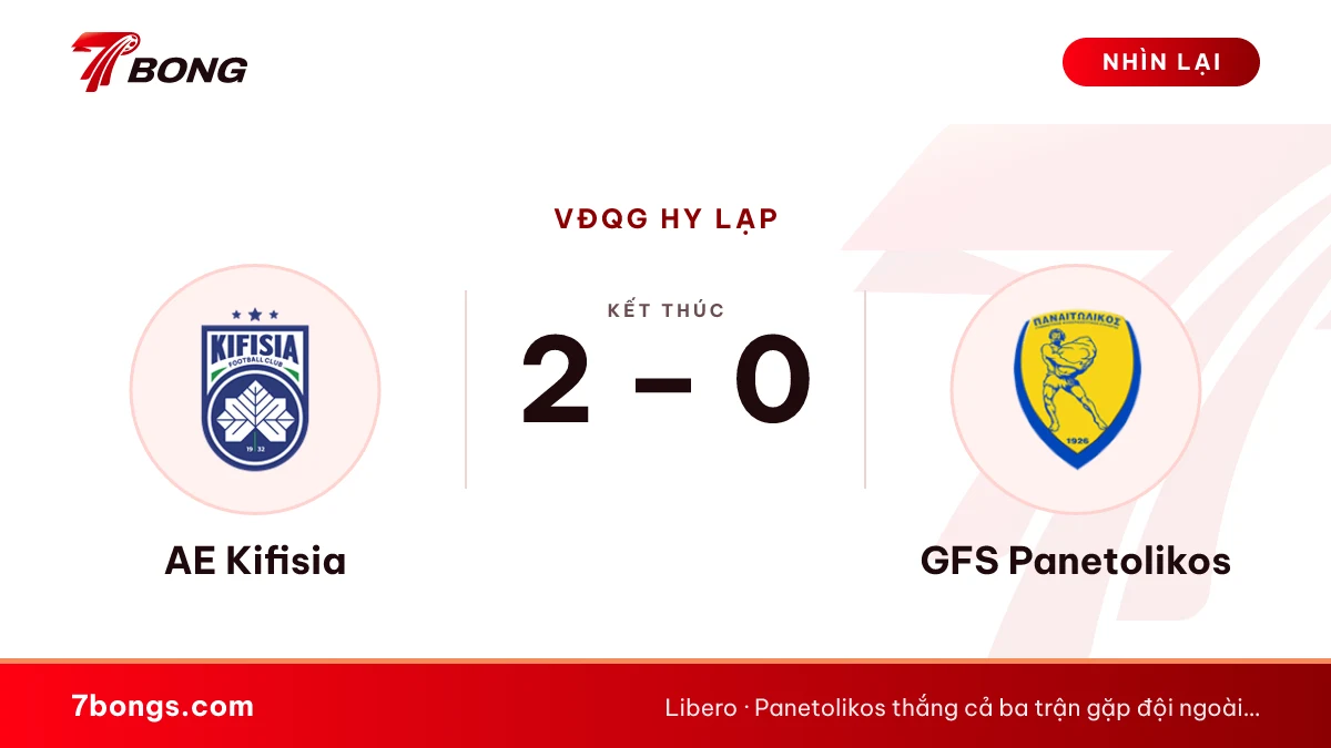Nhận định Kifisia vs Panetolikos: hai đội quen chơi chặt