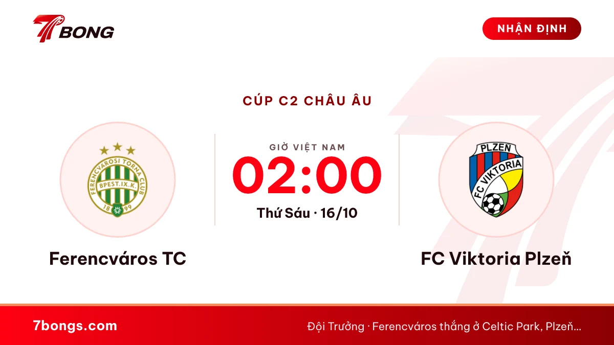 Nhận định Ferencváros vs Plzeň: lần gặp thứ tư