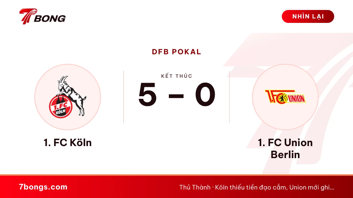 Nhận định 1. FC Köln vs 1. FC Union Berlin ngày 28/10/2026