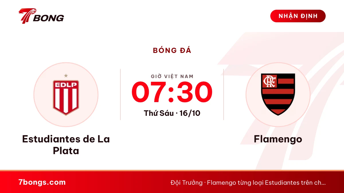 Nhận định Estudiantes vs Flamengo: lượt đi bán kết