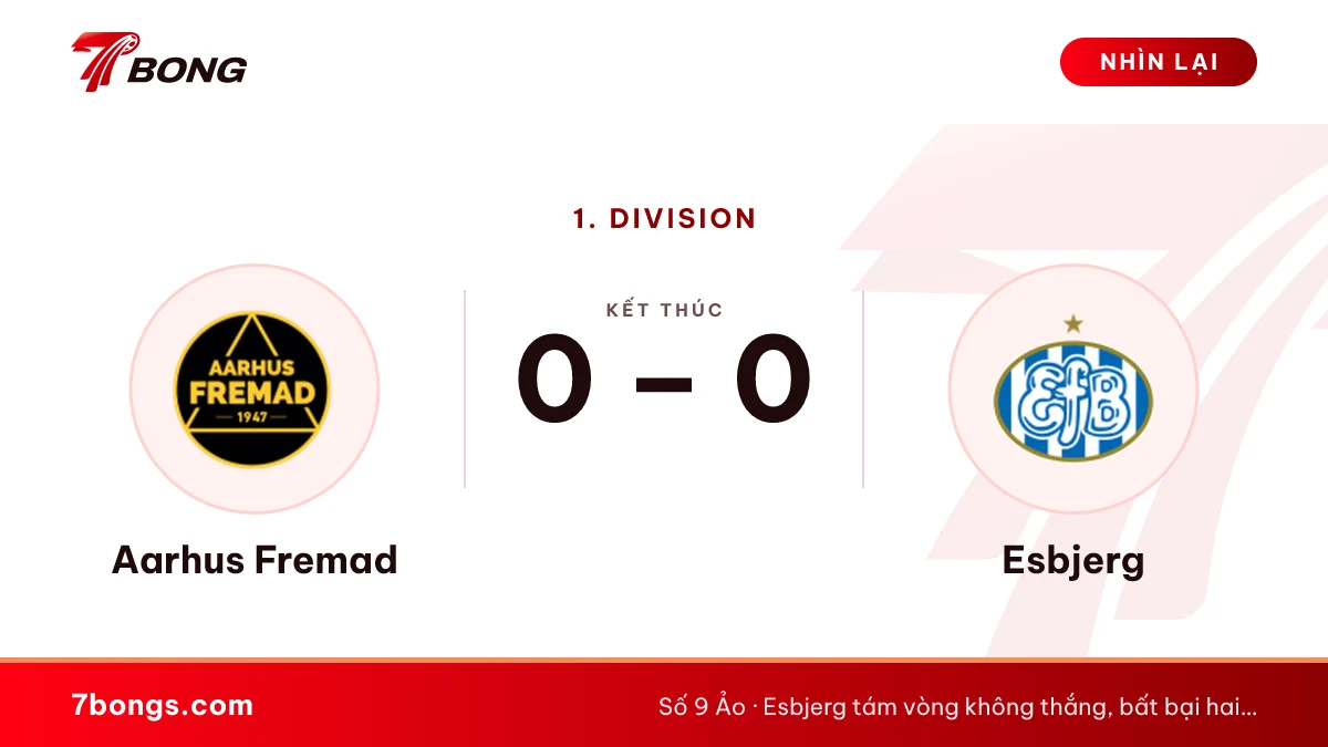 Nhận định Aarhus Fremad vs Esbjerg ngày 17/10/2026